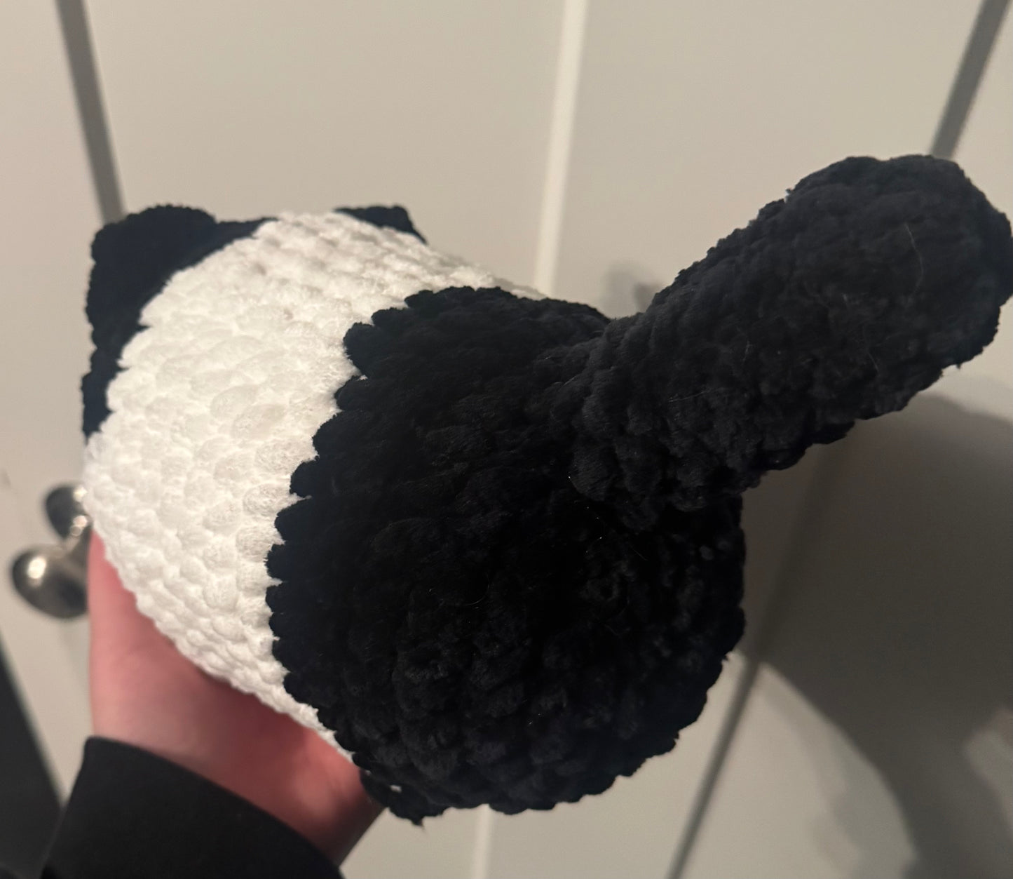 Black & White Crochet Cat