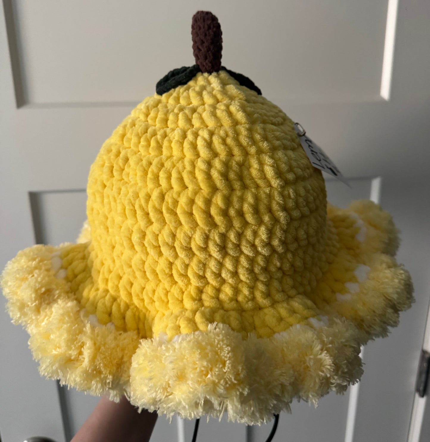 Lemon Crochet Bucket Hat๐