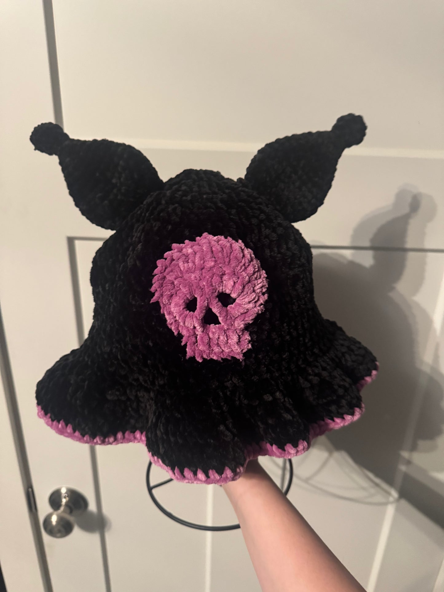 Kuromi Crochet Bucket Hatπ€ππ