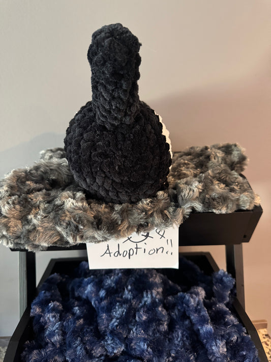 Black & White Crochet Cat🖤🤍