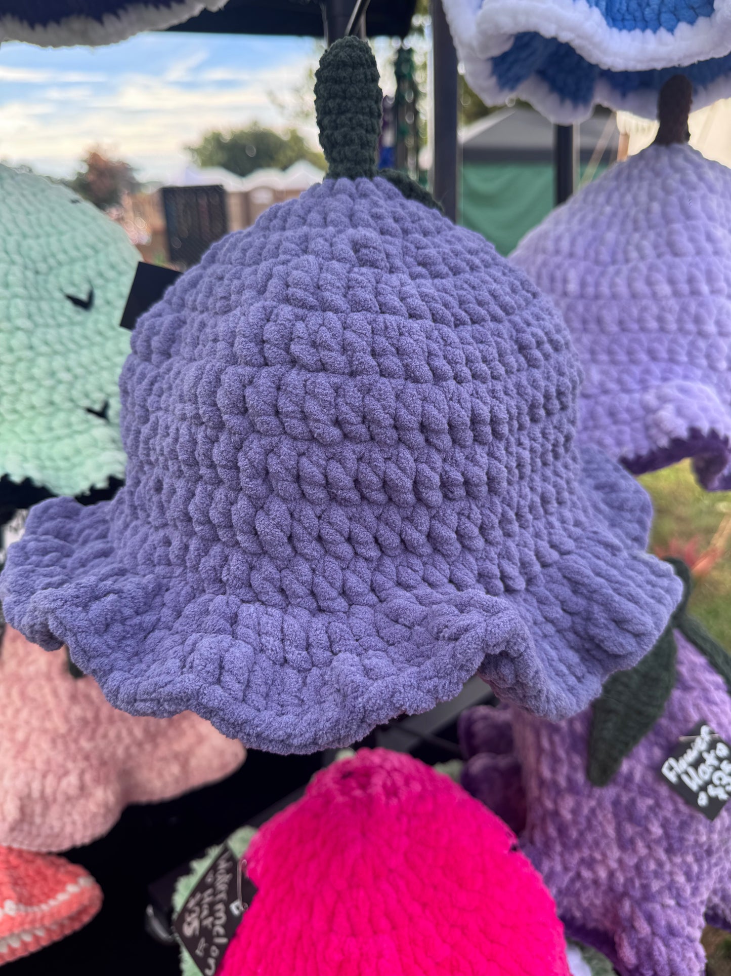 Blueberry Crochet Bucket Hat๐
