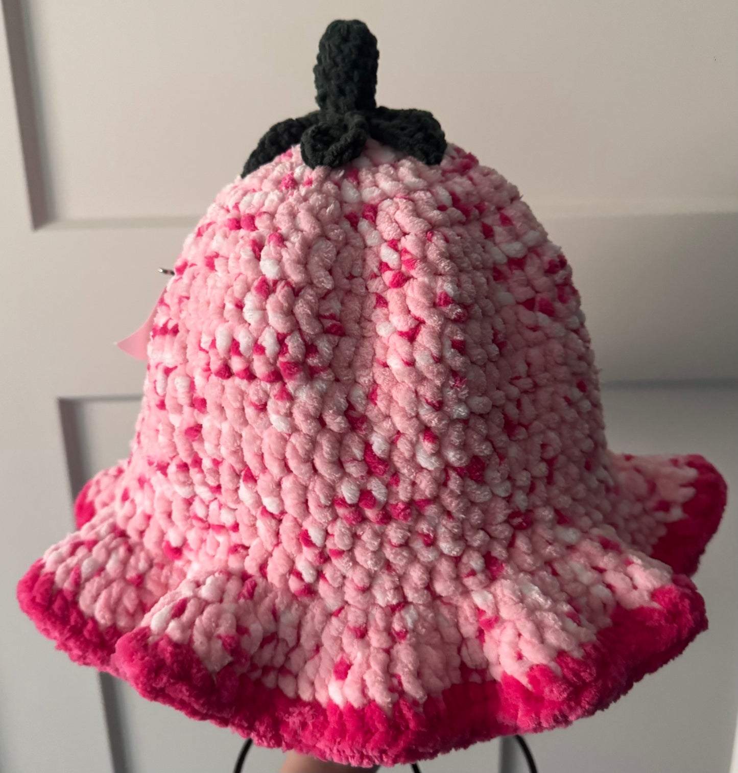 Strawberry Crochet Bucket Hat🍓