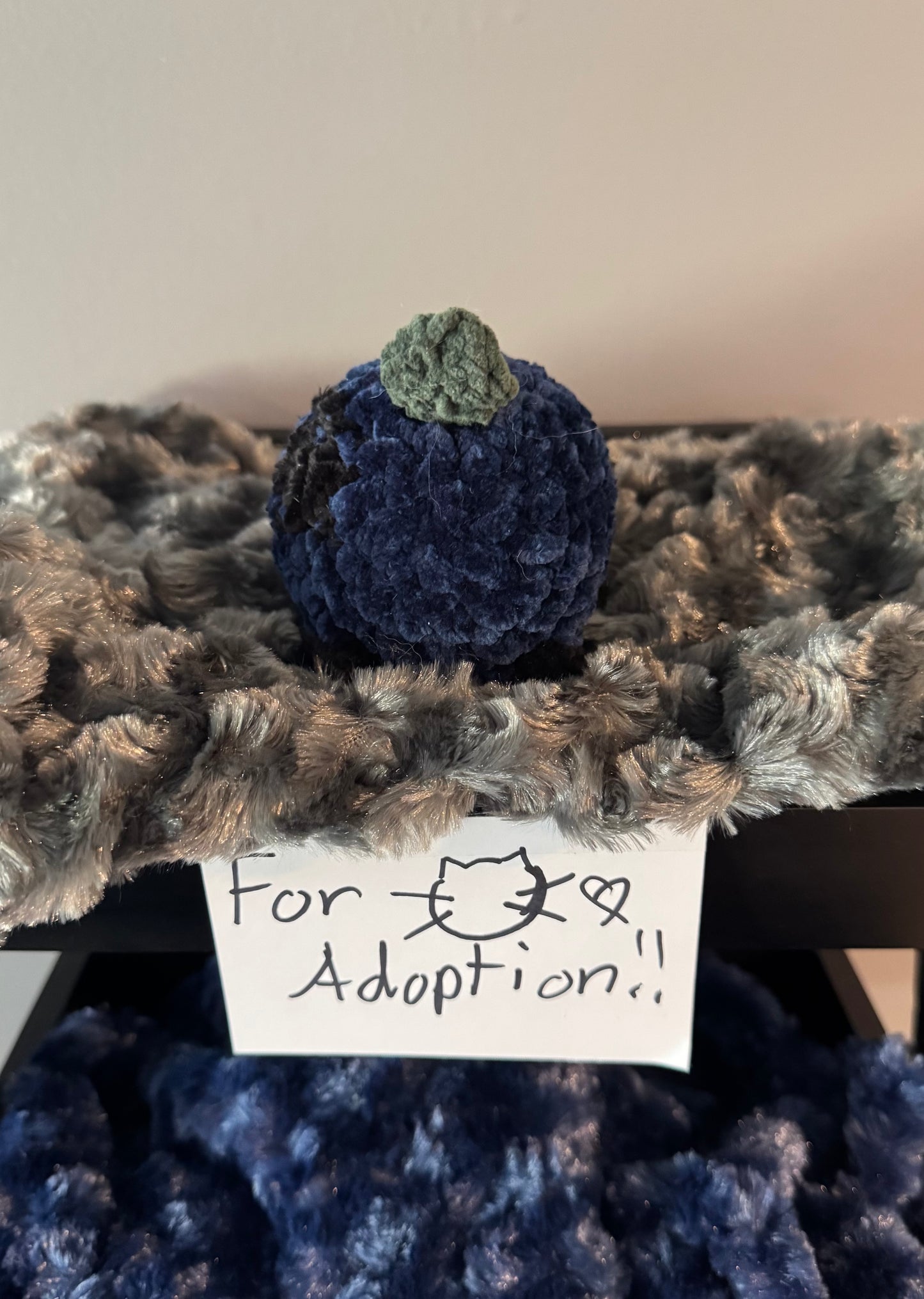 Blueberry Mini Crochet Cat💙