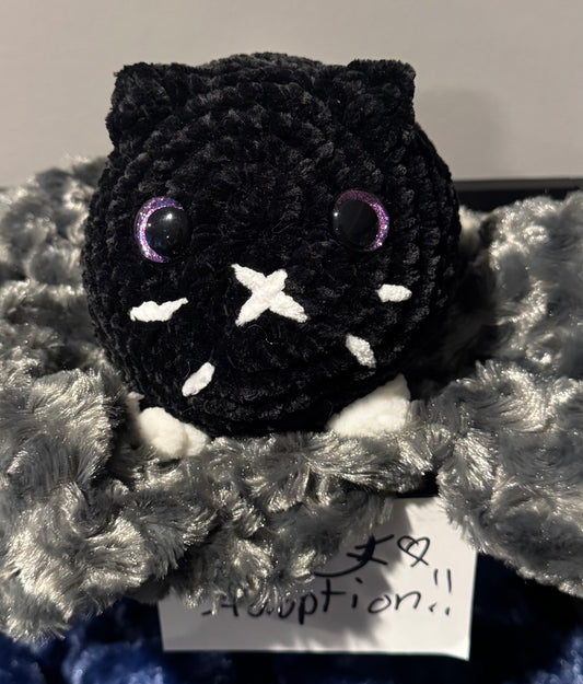 Black & White Crochet Cat🖤🤍