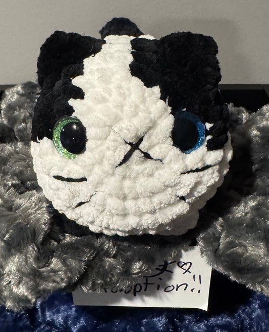 Black & White Crochet Cat🖤🤍