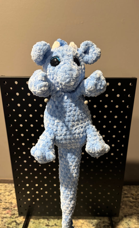 Ice Crochet Baby Dragon🤍💙