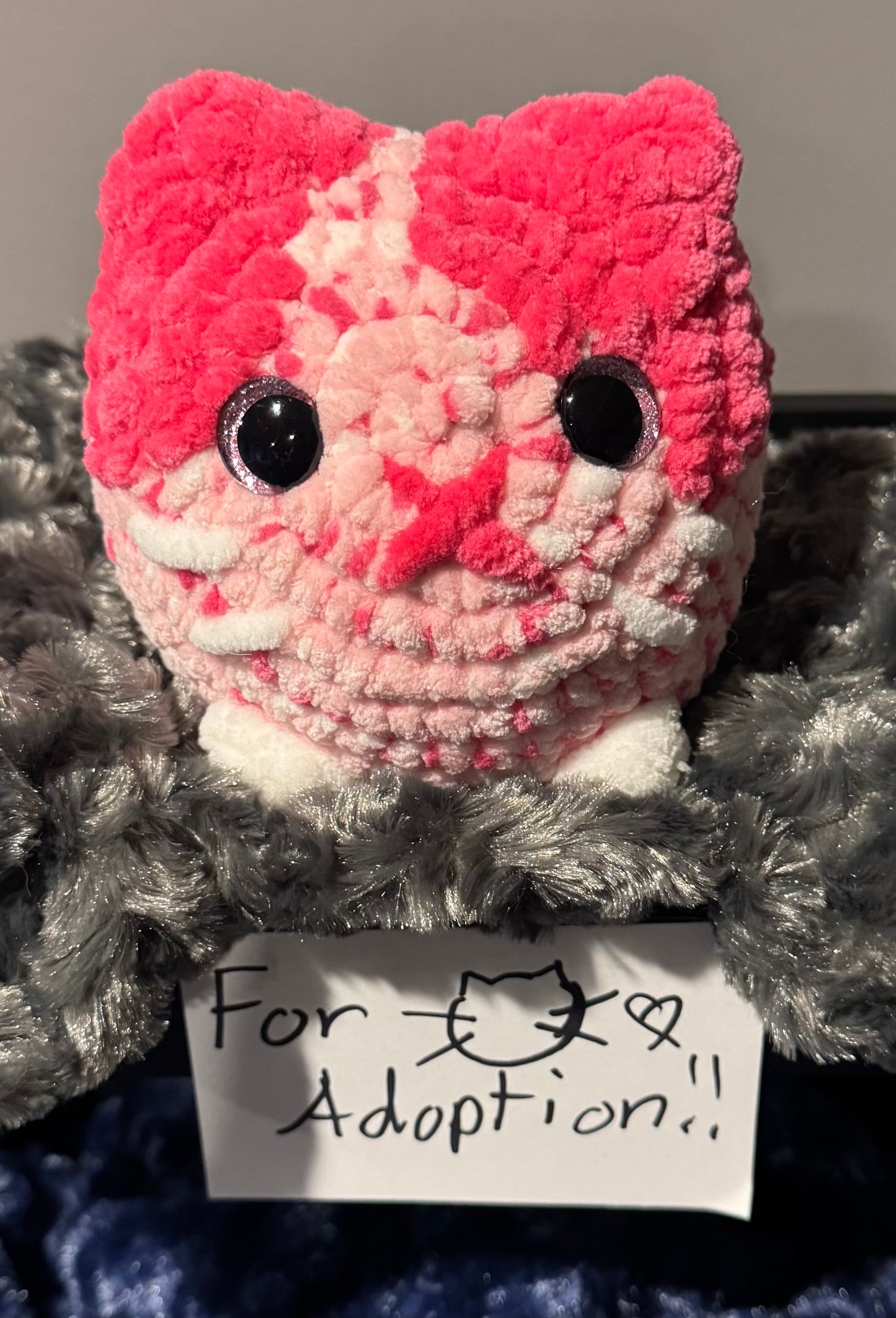 Strawberry Crochet Cat🍓