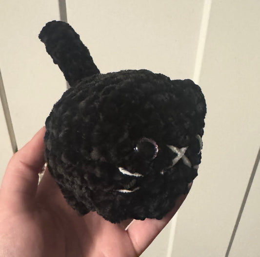 Black Mini Crochet Cat