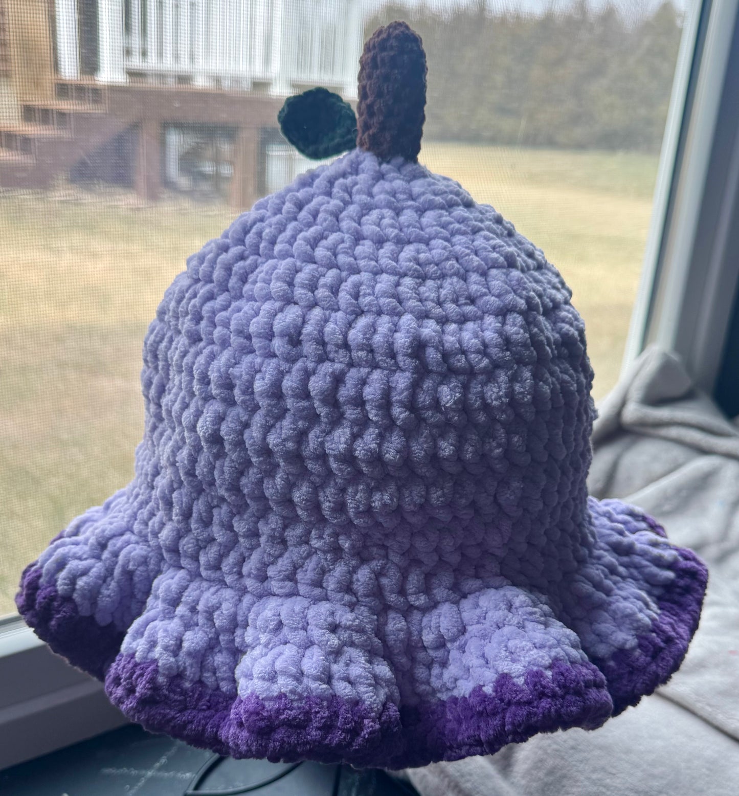 Grape Crochet Bucket Hat🍇