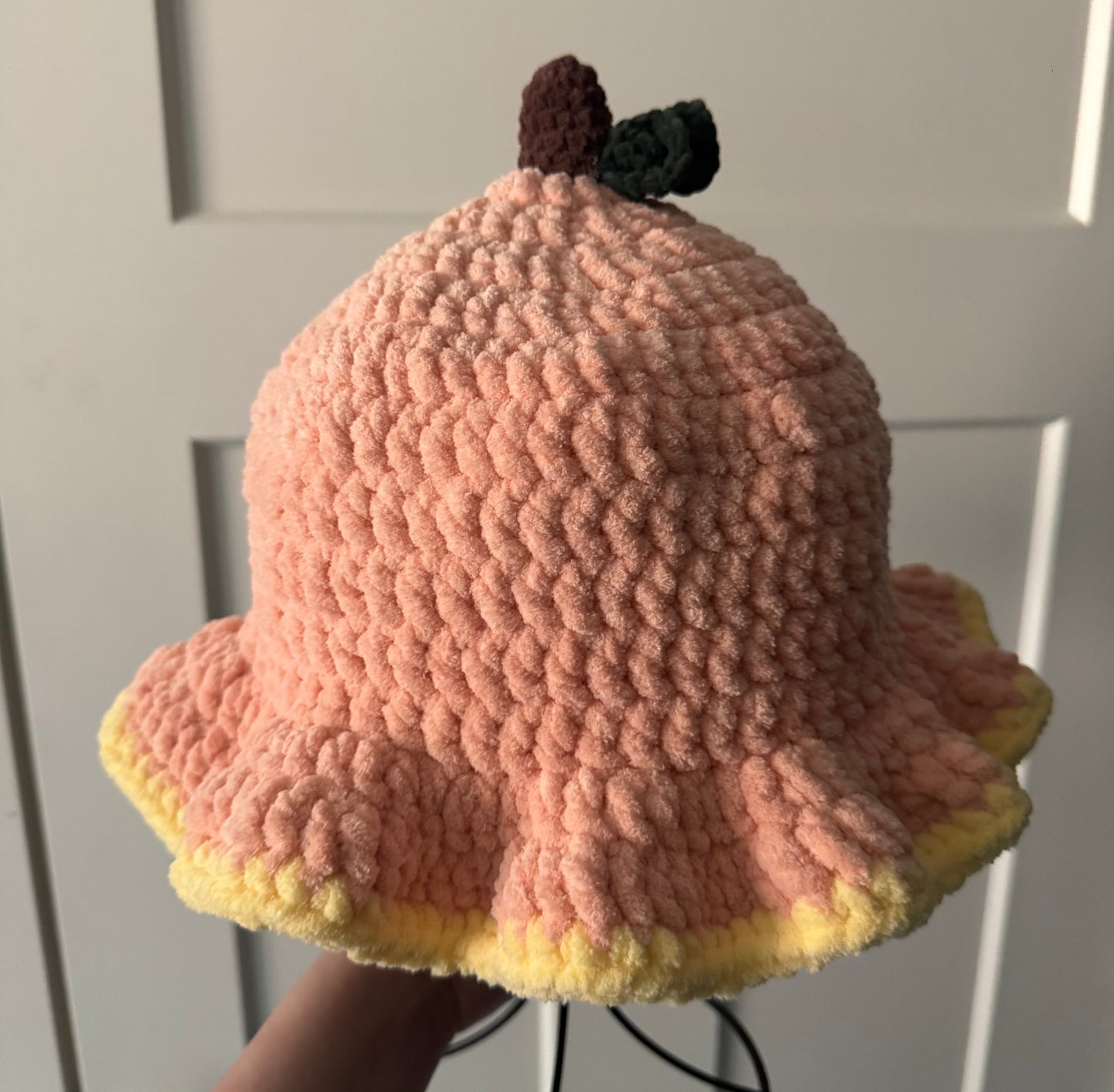 Peach Crochet Bucket Hat🍑