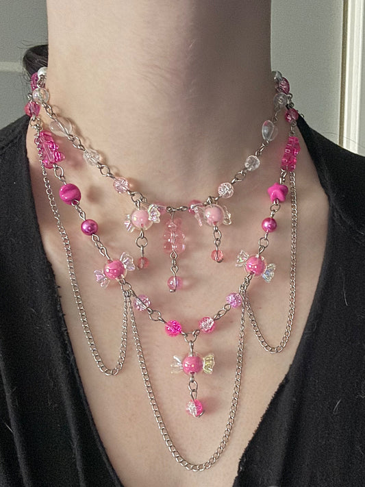 Pink Candy Necklace🍬