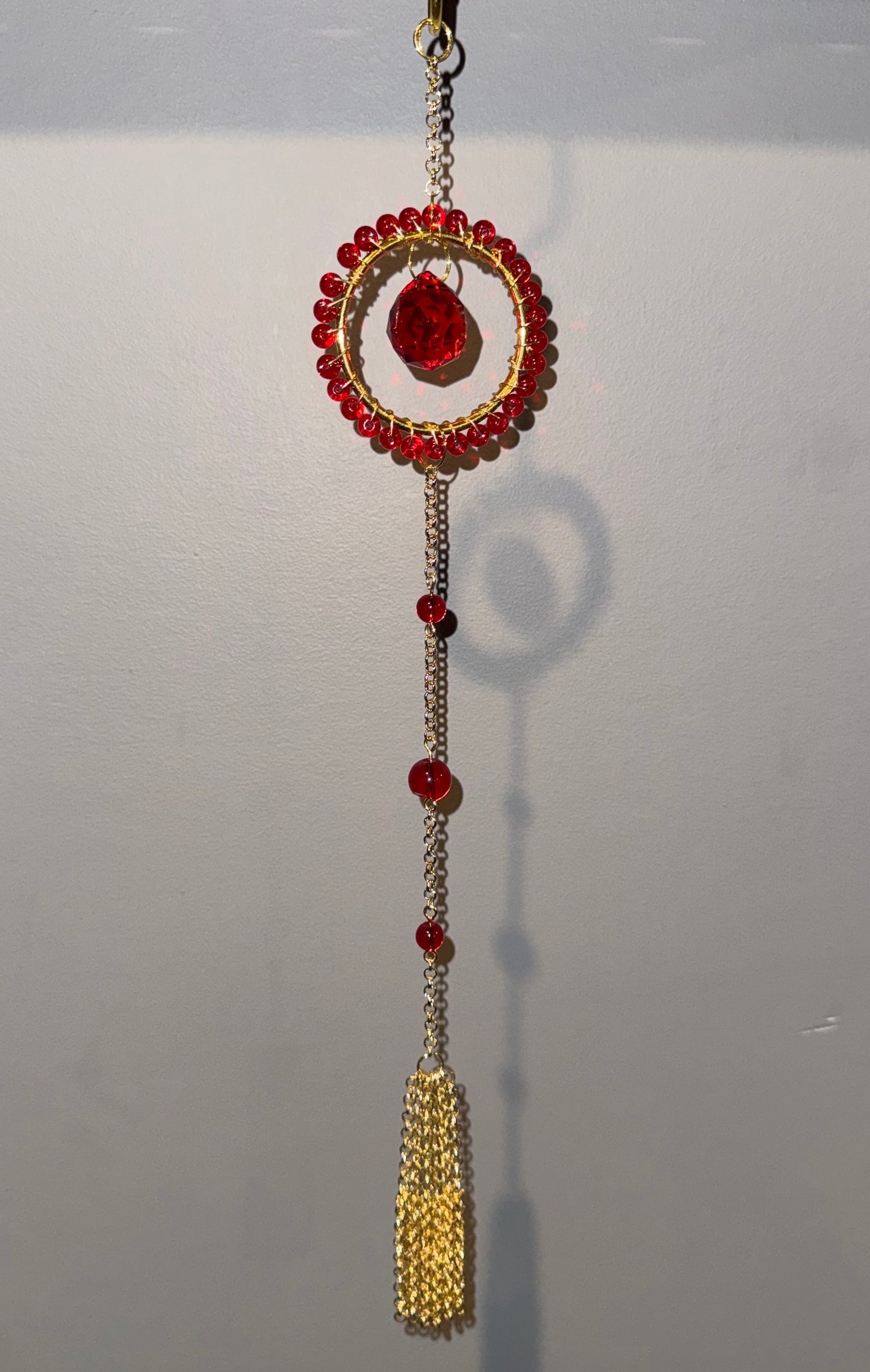 Red & Gold Suncatcher❤️✨