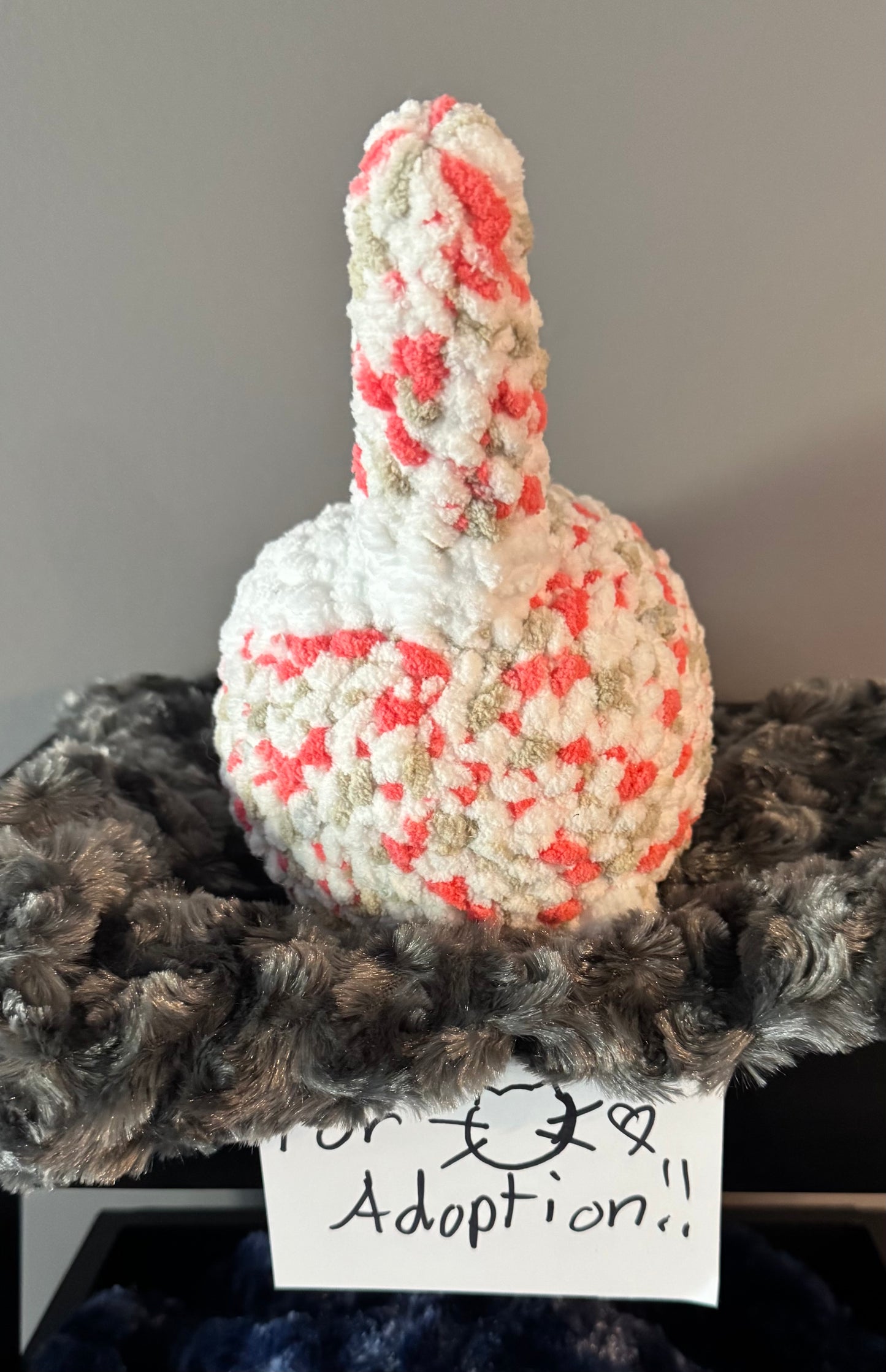 Pink, White & Tan Crochet Cat🤍💖