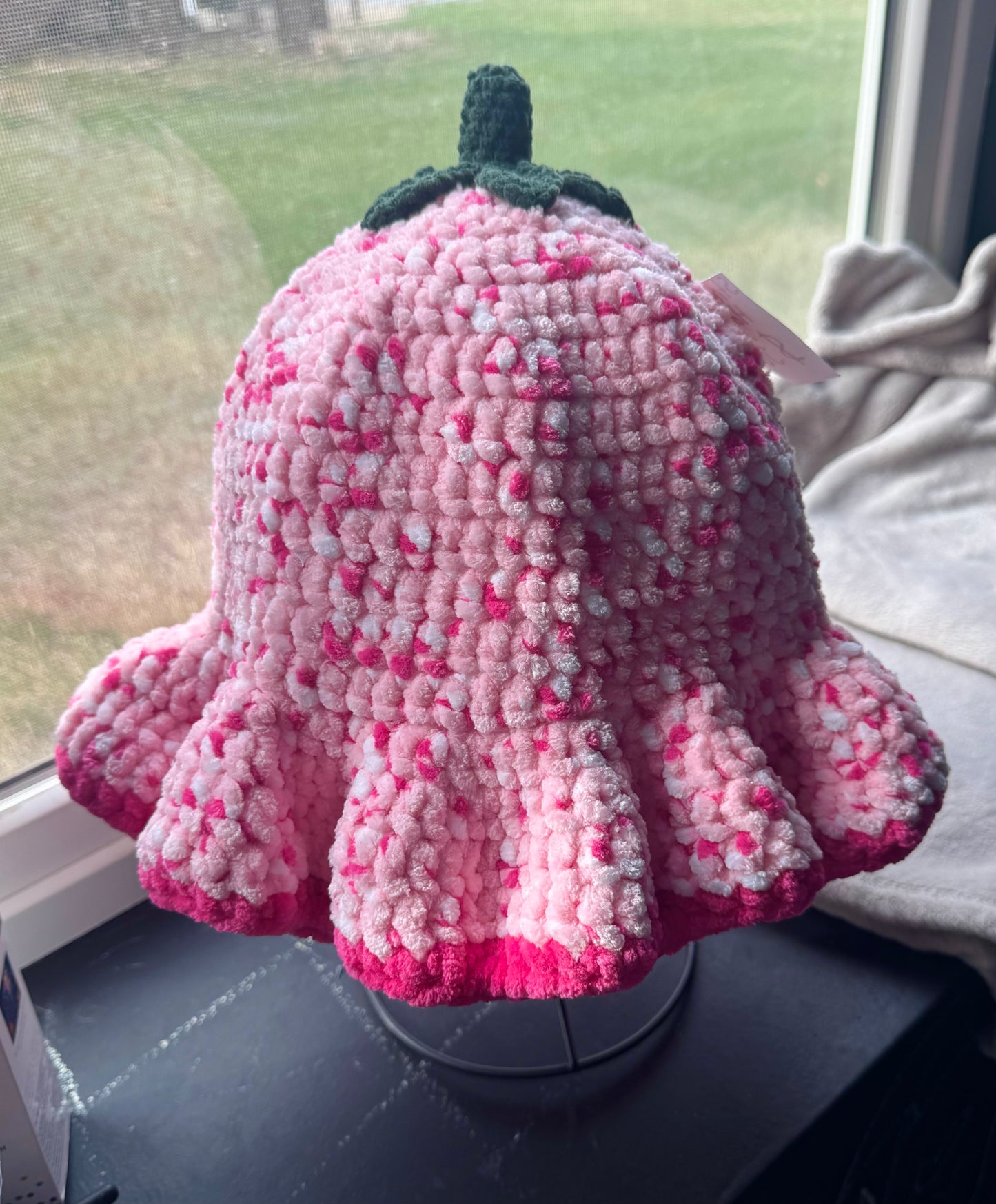 Strawberry Crochet Bucket Hat🍓