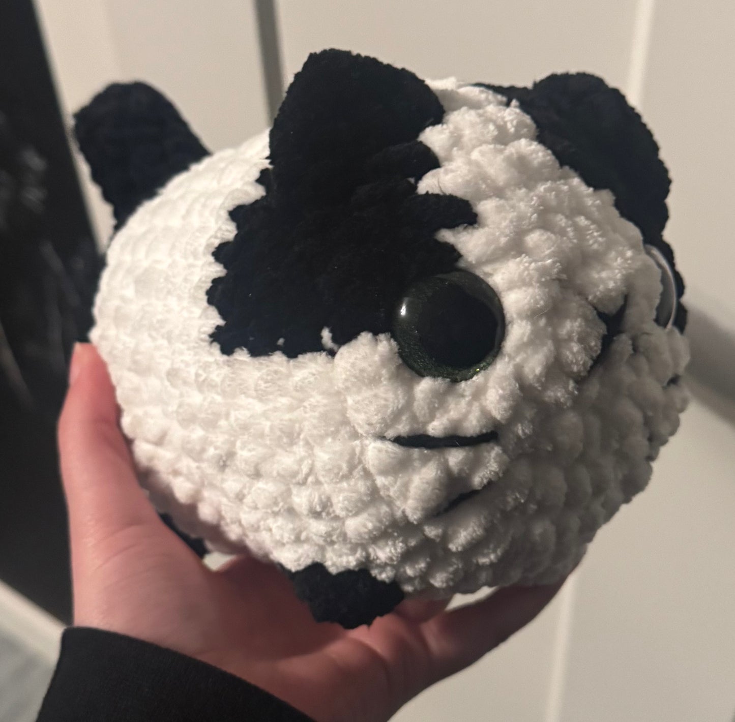 Black & White Crochet Cat