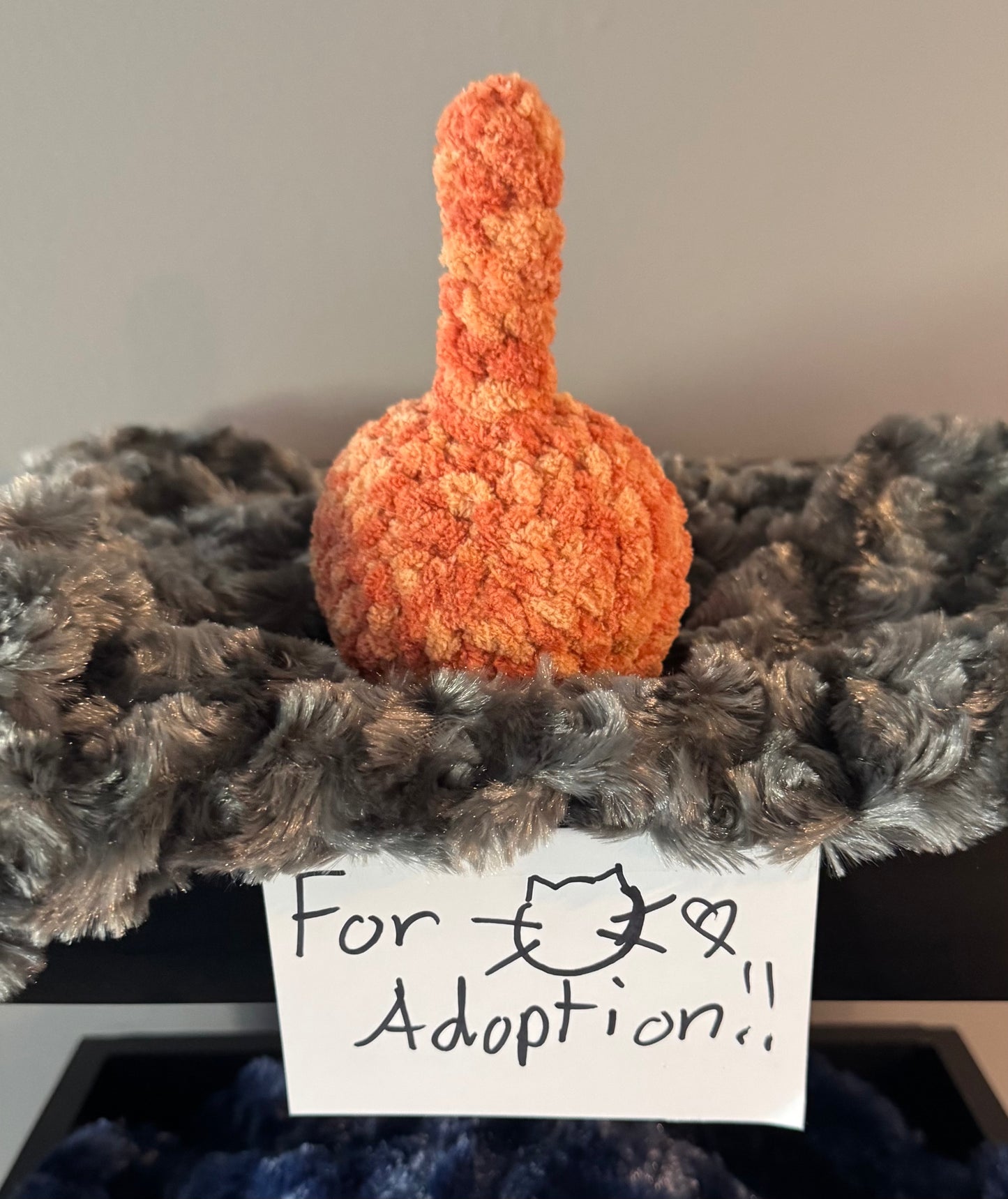 Orange Crochet Mini Cat🧡