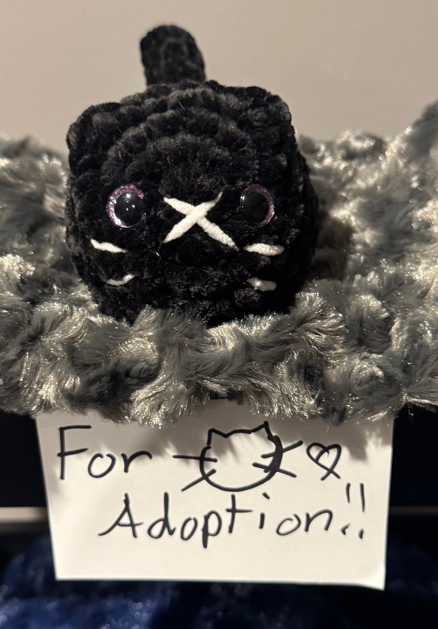 Black Mini Crochet Cat🖤