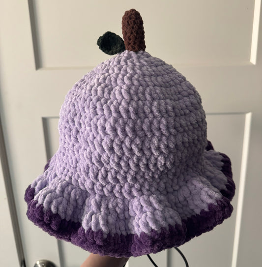 Grape Crochet Bucket Hat🍇