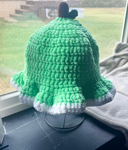 Lime Crochet Bucket Hat💚