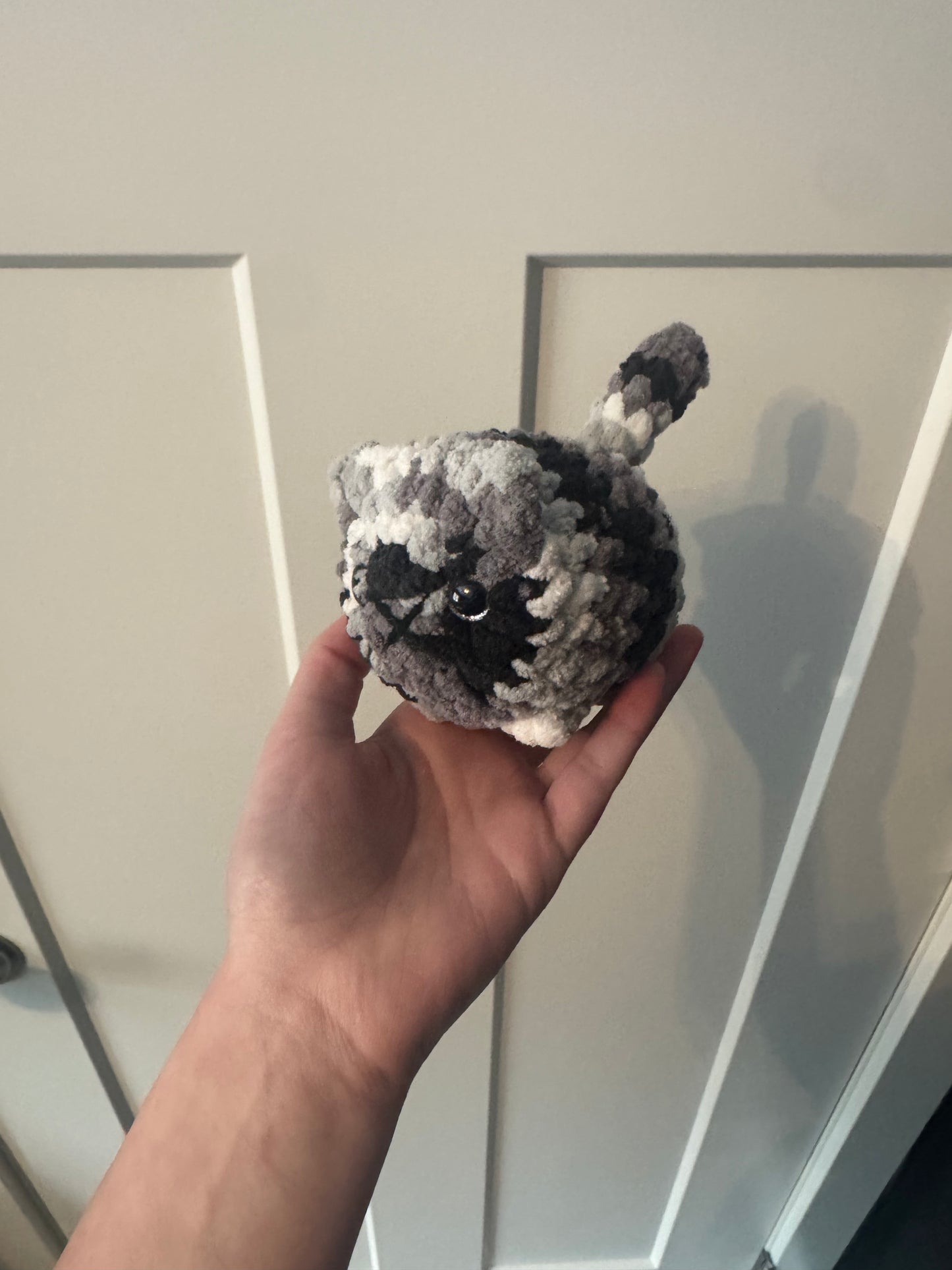 Black & White Crochet Mini Cat🖤🤍