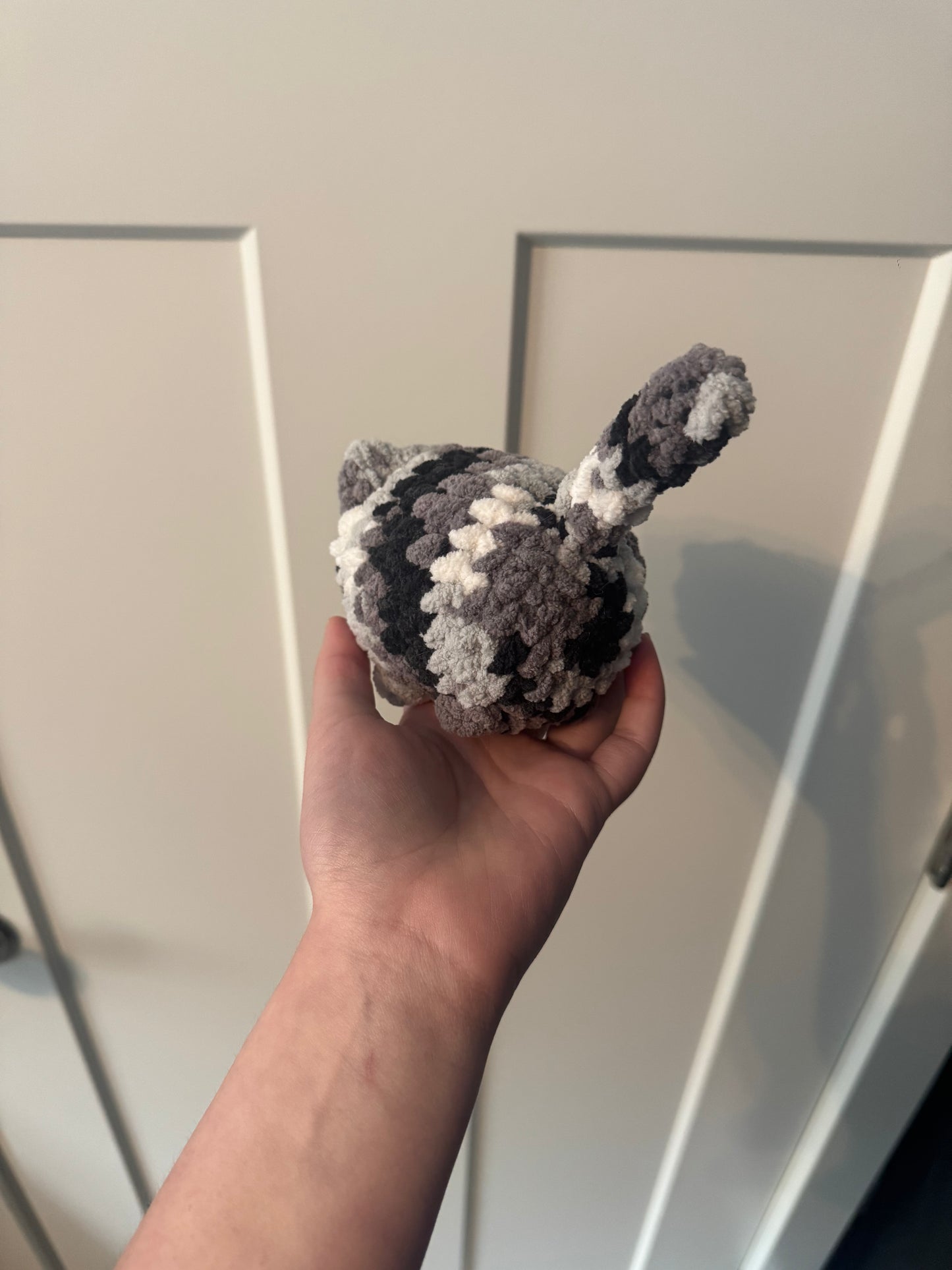 Black & White Crochet Mini Cat🖤🤍
