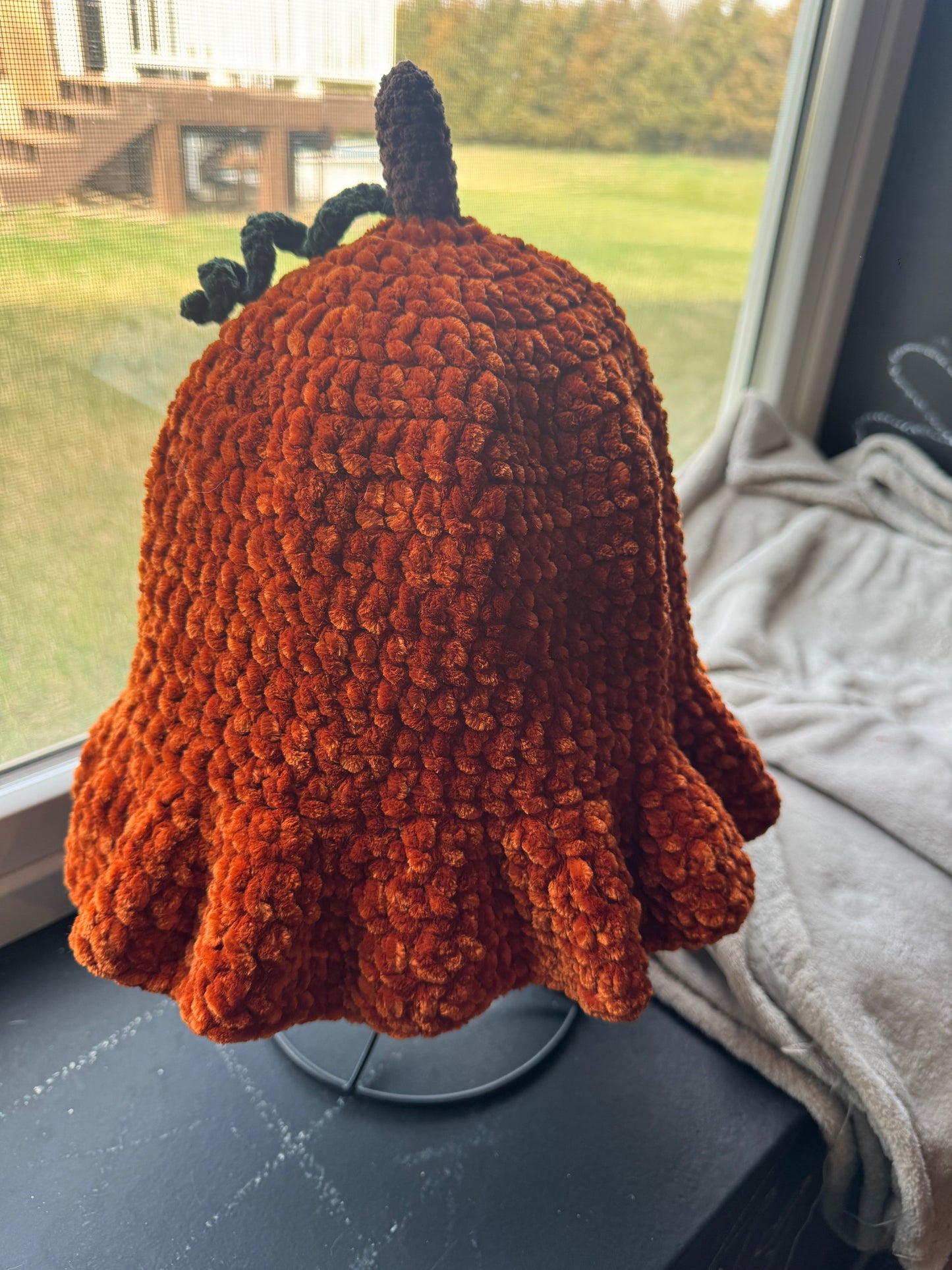 Pumkin Crochet Bucket Hat🎃