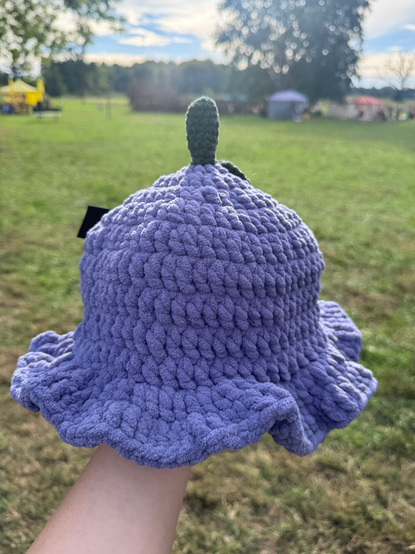 Blueberry Crochet Bucket Hat💙